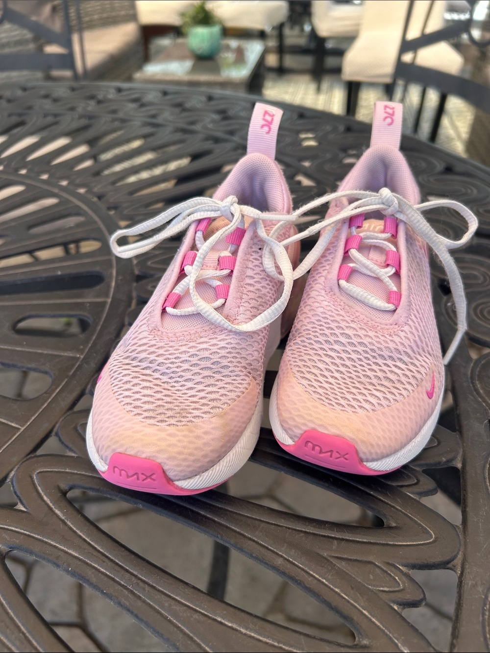 Nike Kids' Pink Mesh Sneakers with Cushioned MX Sole